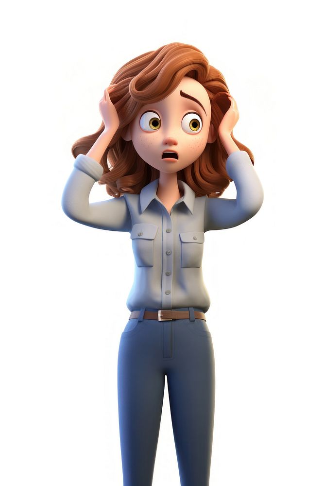 Cartoon adult woman toy. AI generated Image by rawpixel.