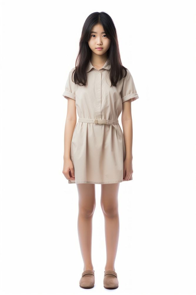 Fashion dress white background outerwear. AI generated Image by rawpixel.