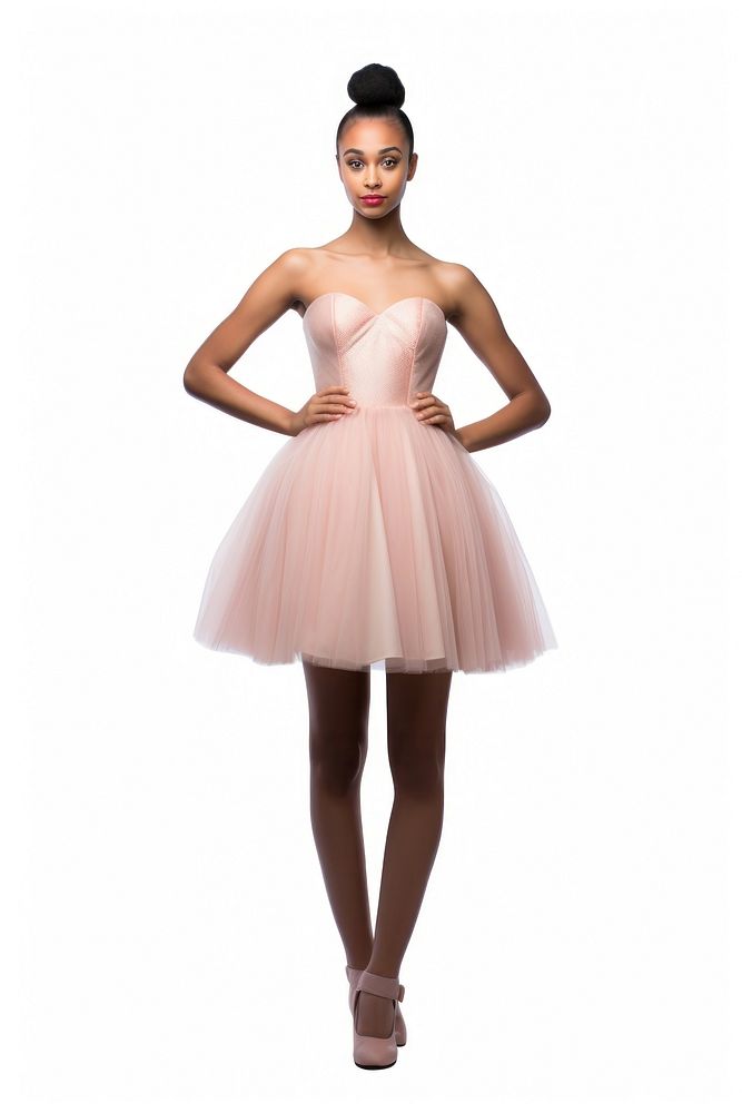 Ballet dancing female dress. AI generated Image by rawpixel.