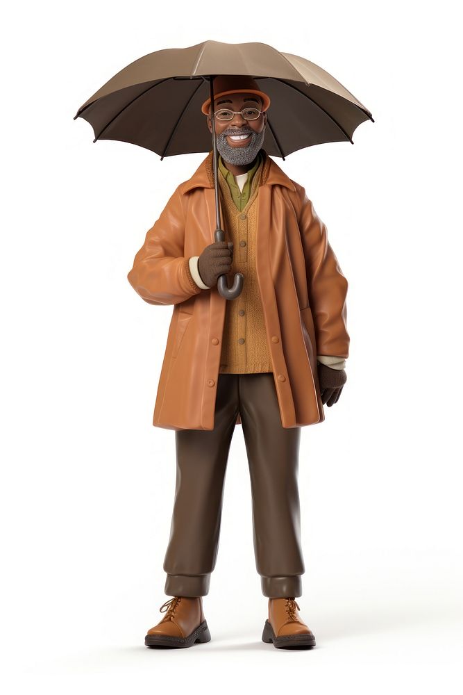 Coat umbrella raincoat overcoat. AI generated Image by rawpixel.