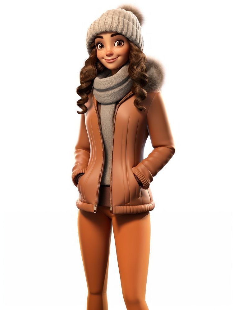 Sweater smiling cartoon winter. AI generated Image by rawpixel.