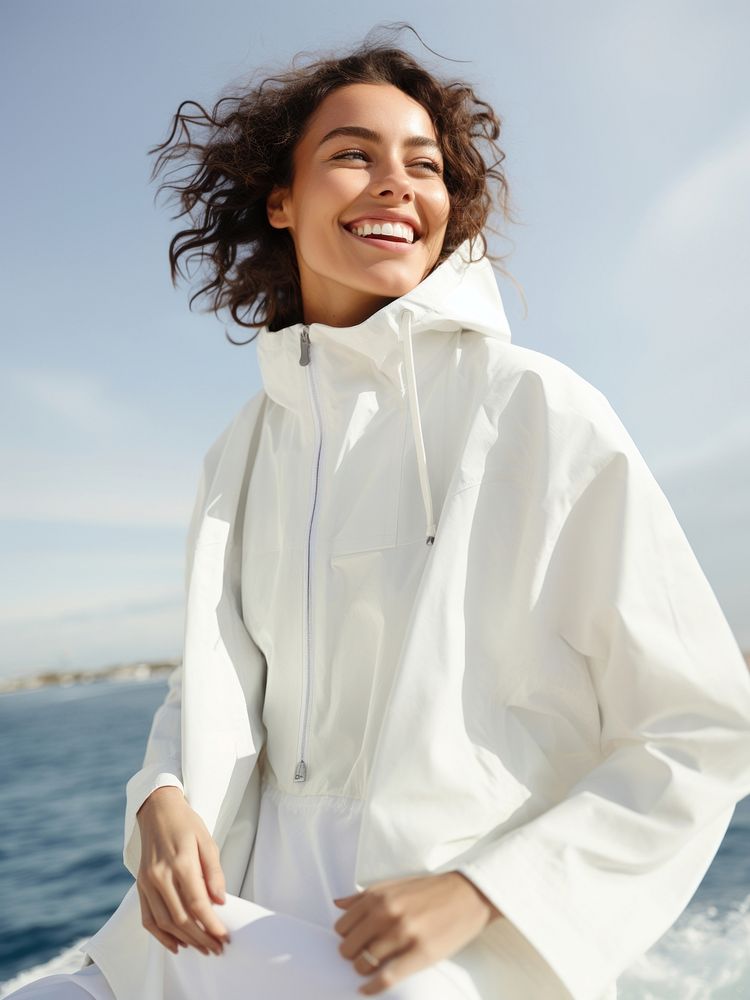 Outdoors jacket smile adult. 