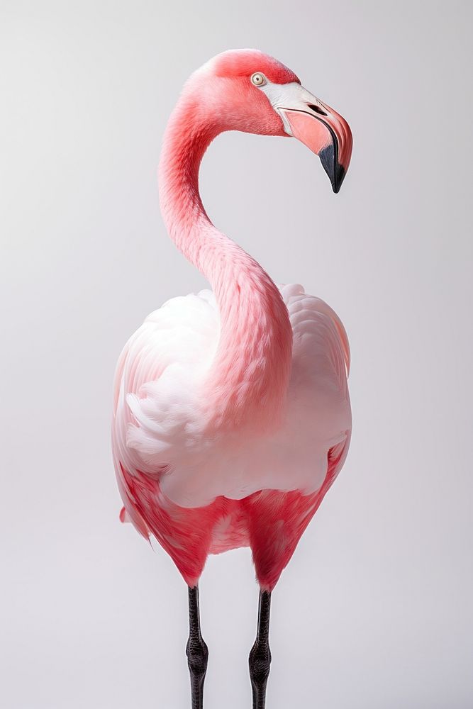 Flamingo animal bird beak. 