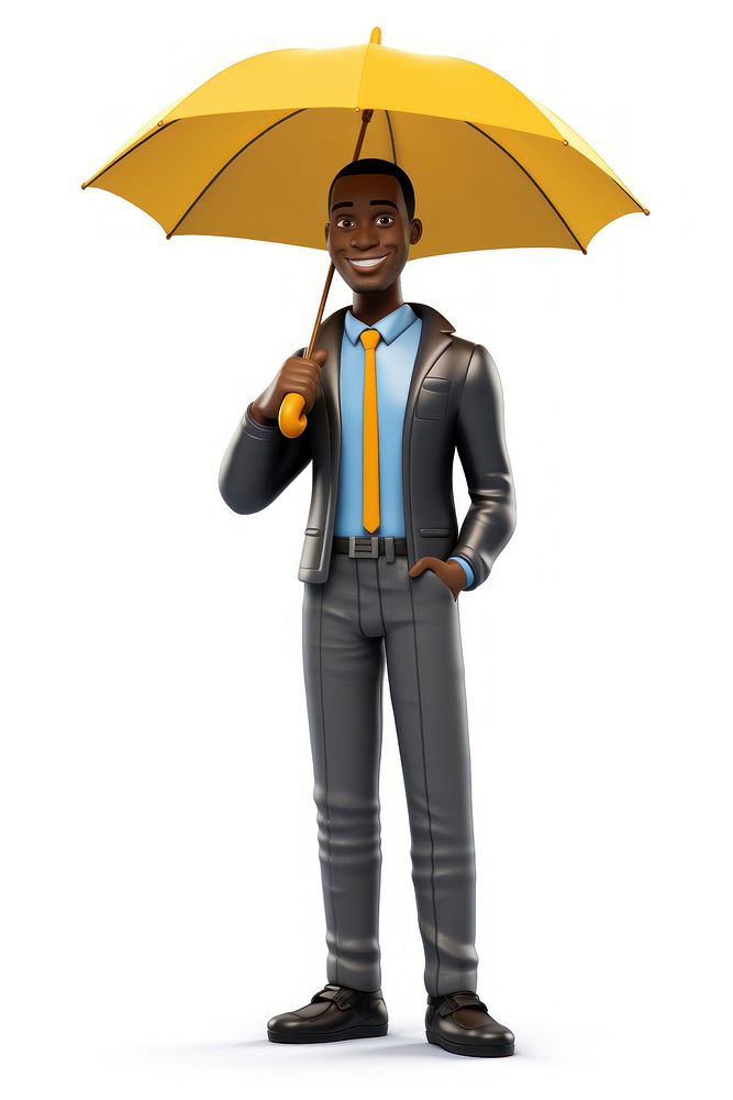 Umbrella cartoon adult coat. AI generated Image by rawpixel.