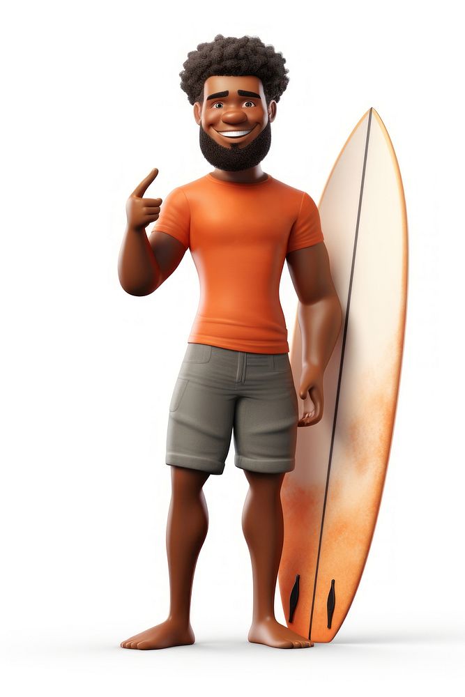 Surfing sports sea white background. AI generated Image by rawpixel.