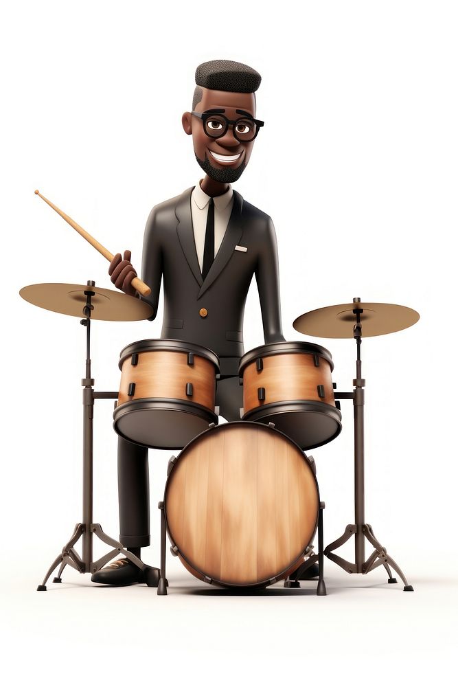 Musician drums percussion drummer. AI generated Image by rawpixel.