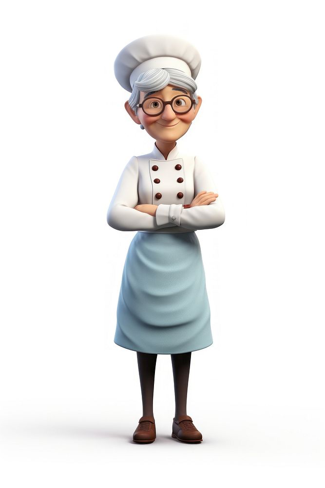 Cartoon female adult chef. AI generated Image by rawpixel.