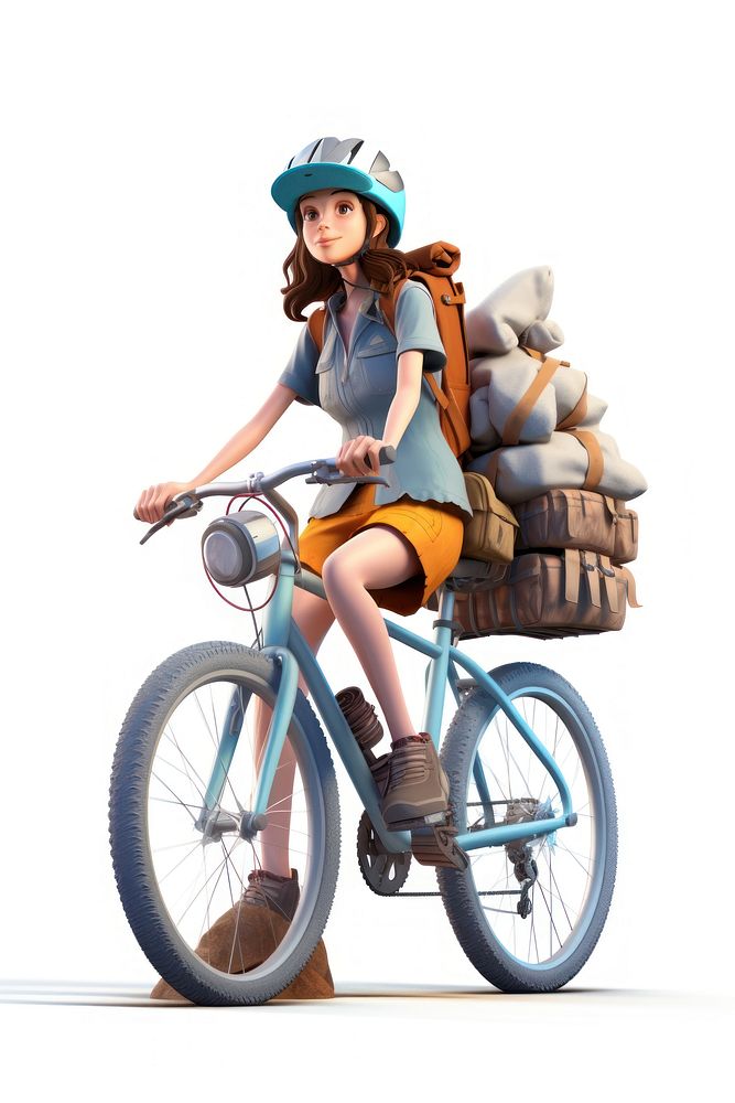 Adventure bicycle vehicle cycling. AI generated Image by rawpixel.