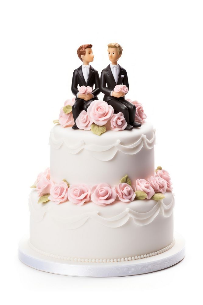Wedding cake dessert icing. AI generated Image by rawpixel.