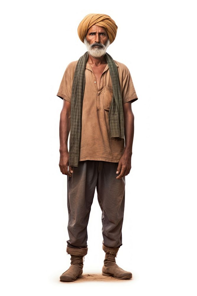 Standing portrait turban adult. AI generated Image by rawpixel.