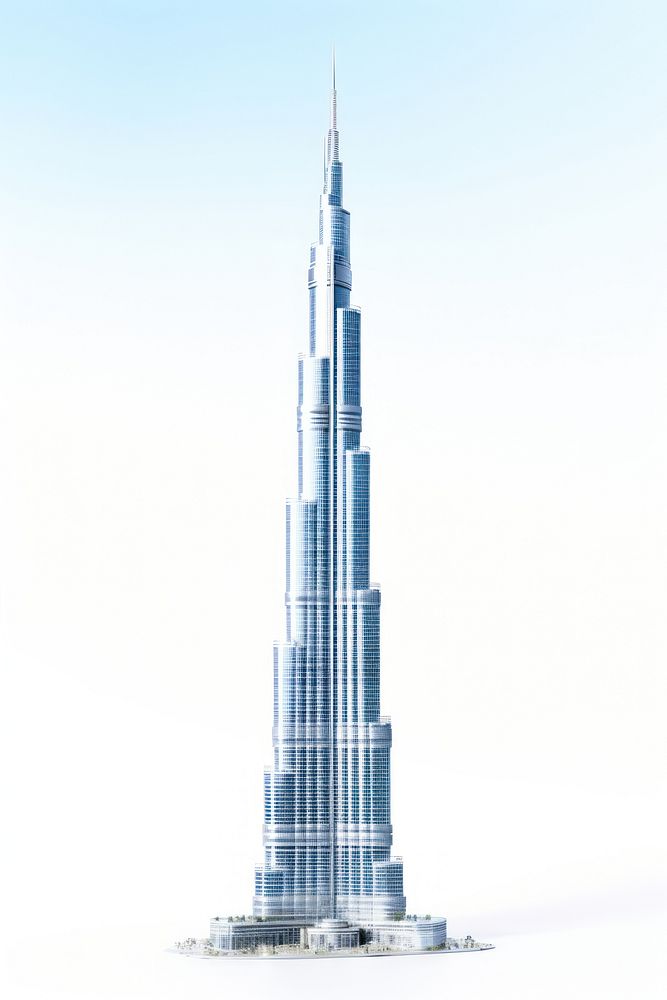 Dubai architecture skyscraper building. AI generated Image by rawpixel.