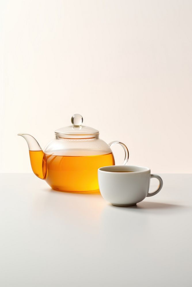 Tea pot cup porcelain teapot. AI generated Image by rawpixel.