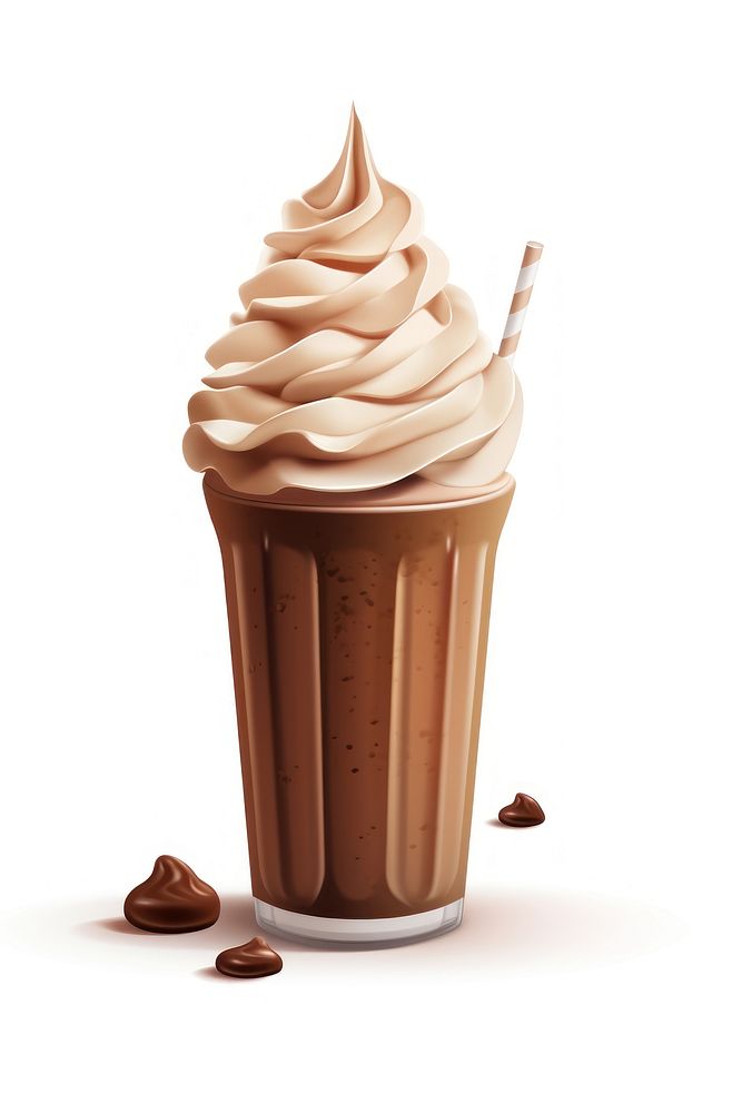 Chocolate dessert cream food. AI generated Image by rawpixel.