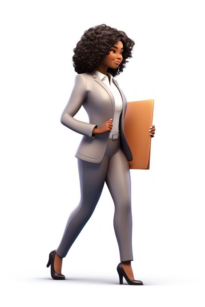 Cartoon female adult suit. AI generated Image by rawpixel.