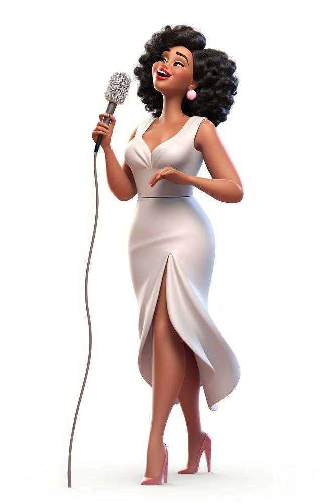 Cartoon female adult dress. AI generated Image by rawpixel.