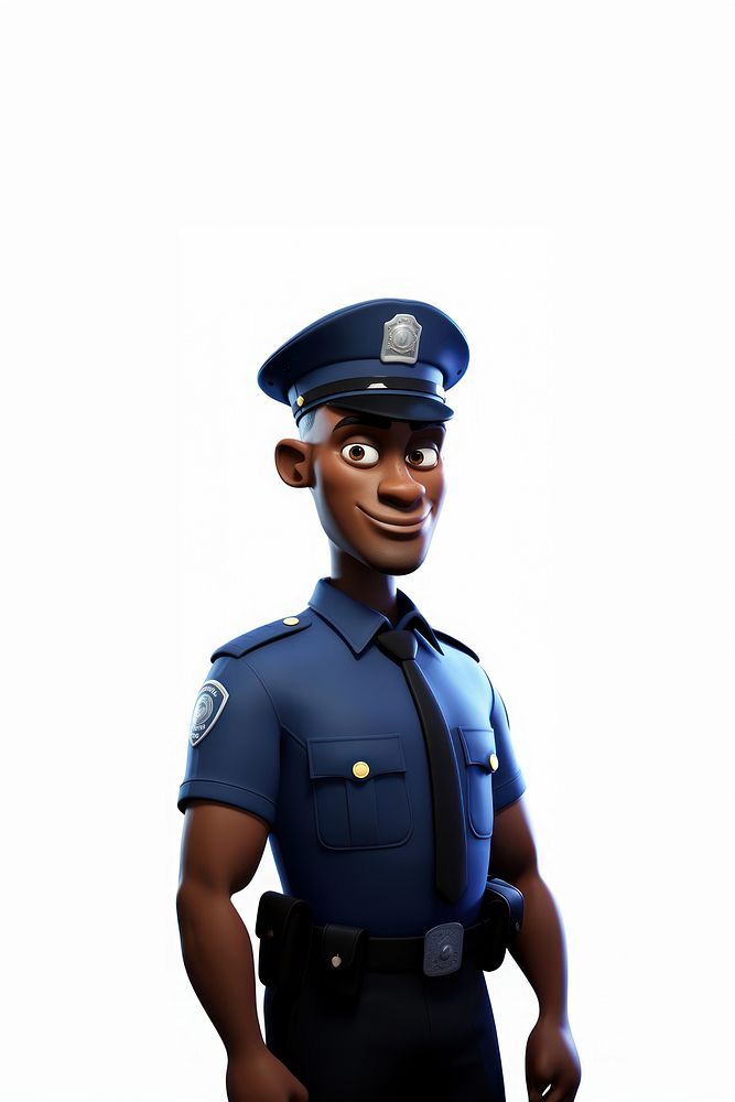 Officer cartoon police adult. AI generated Image by rawpixel.