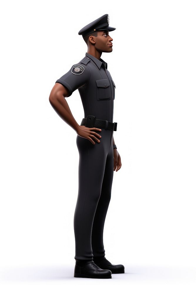 Officer police adult male. AI generated Image by rawpixel.