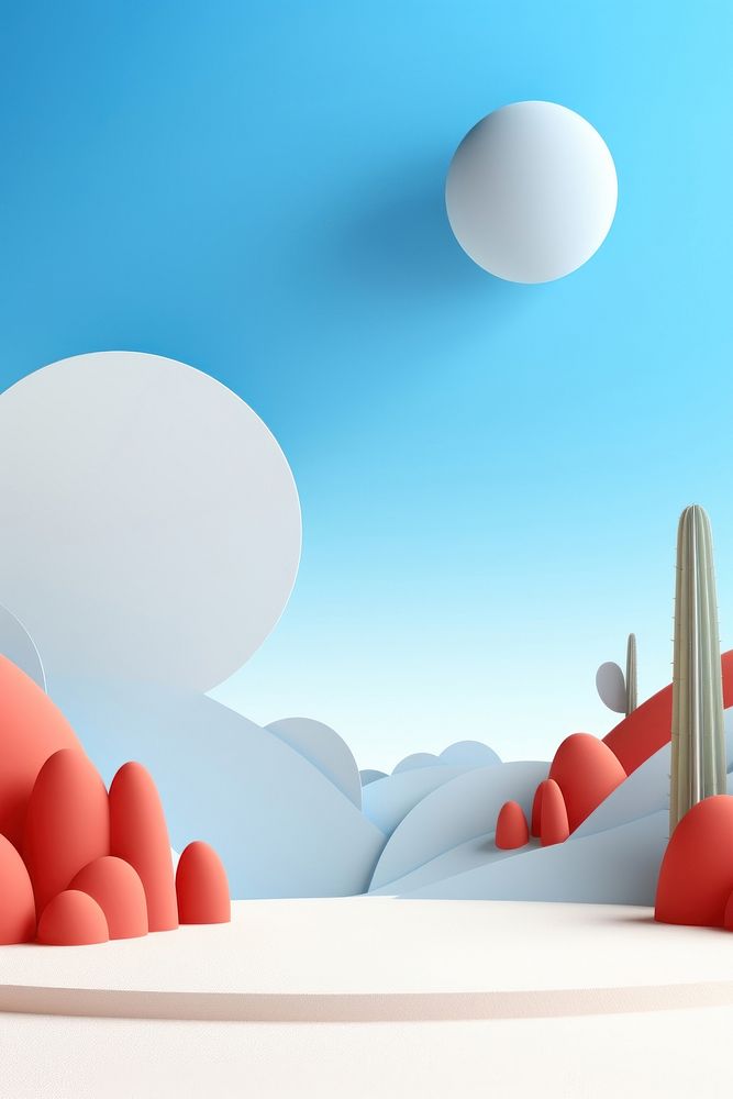 Outdoors cartoon nature sky. AI generated Image by rawpixel.