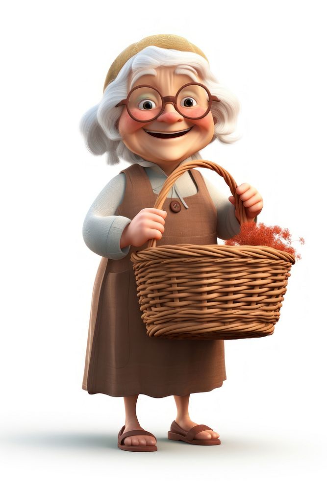 Basket glasses cartoon cute. AI generated Image by rawpixel.