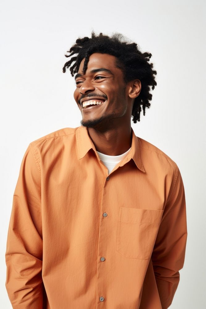 Laughing smiling shirt adult. 