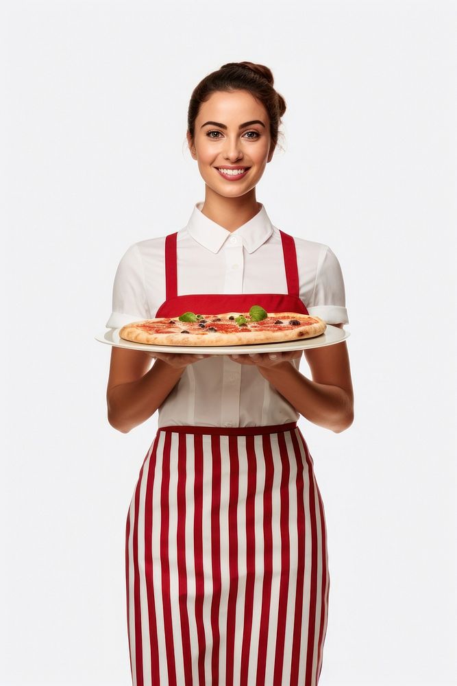 Pizza food adult white background. AI generated Image by rawpixel.