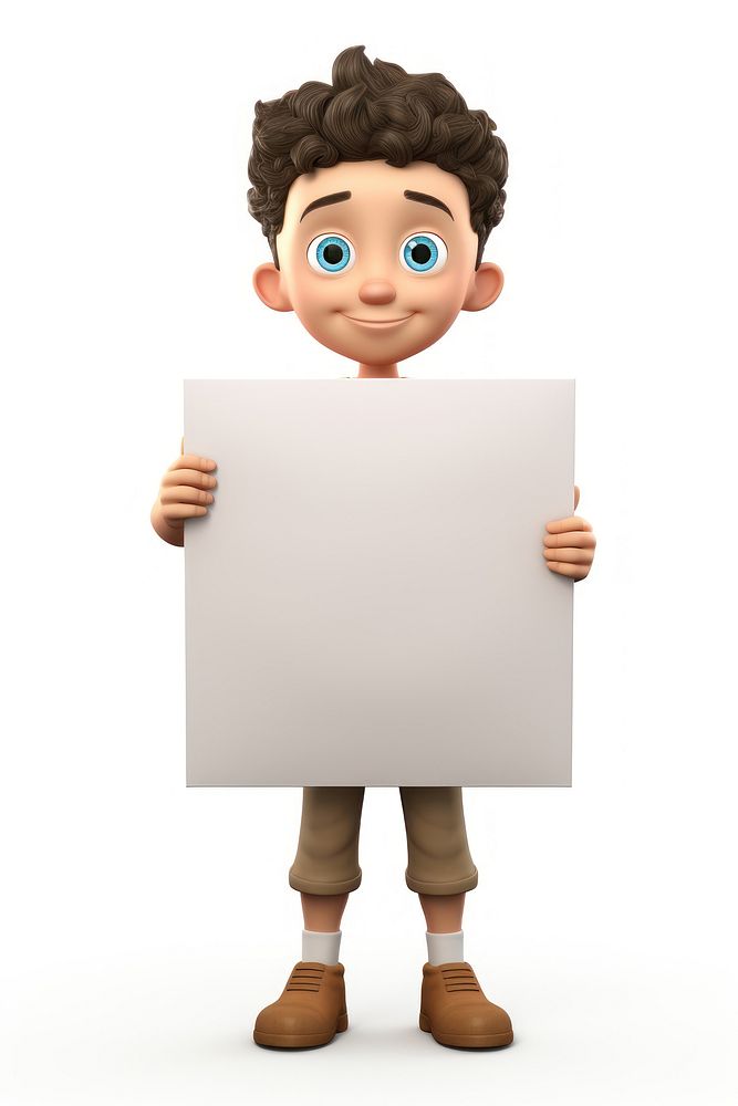 Cartoon person paper white background. AI generated Image by rawpixel.