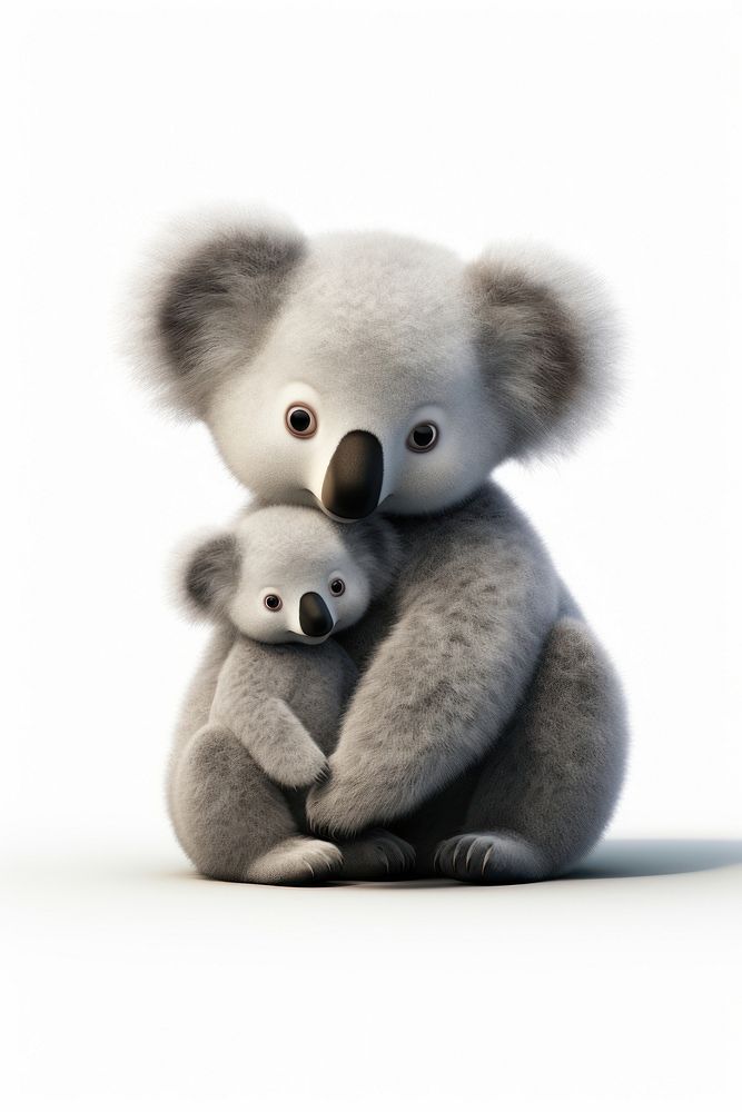 Koala cartoon mammal cute. AI generated Image by rawpixel.