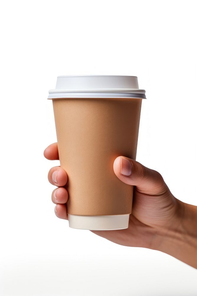 Coffee cup holding hand. AI generated Image by rawpixel.