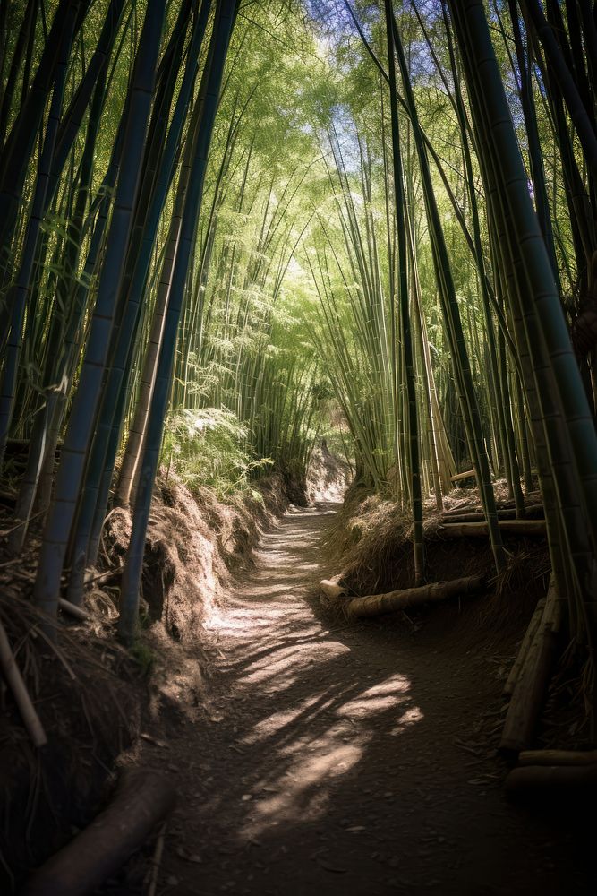Bamboo outdoors forest plant. AI generated Image by rawpixel.