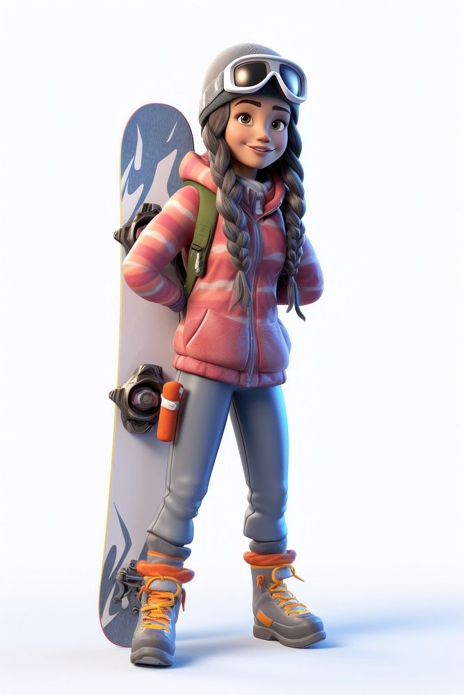 Skateboard snowboard helmet female. AI generated Image by rawpixel.