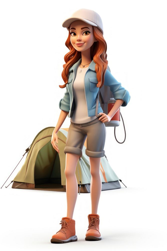 Cartoon adult woman doll. AI generated Image by rawpixel.