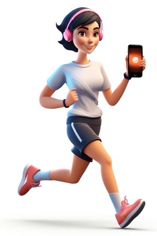 Shorts footwear jogging cartoon. AI generated Image by rawpixel.