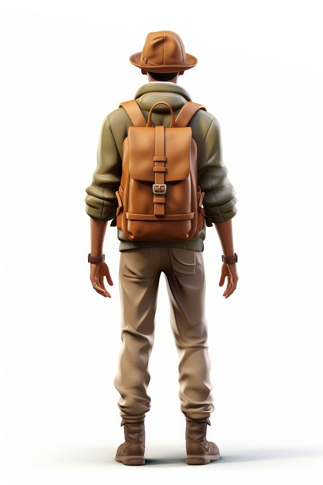Backpack adult man protection. AI generated Image by rawpixel.