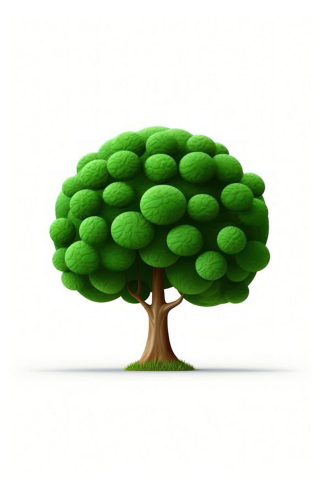 Plant tree green white background. AI generated Image by rawpixel.