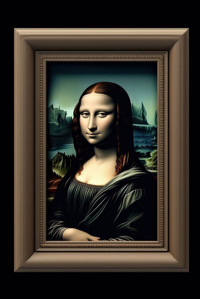 Art painting portrait frame. AI generated Image by rawpixel.