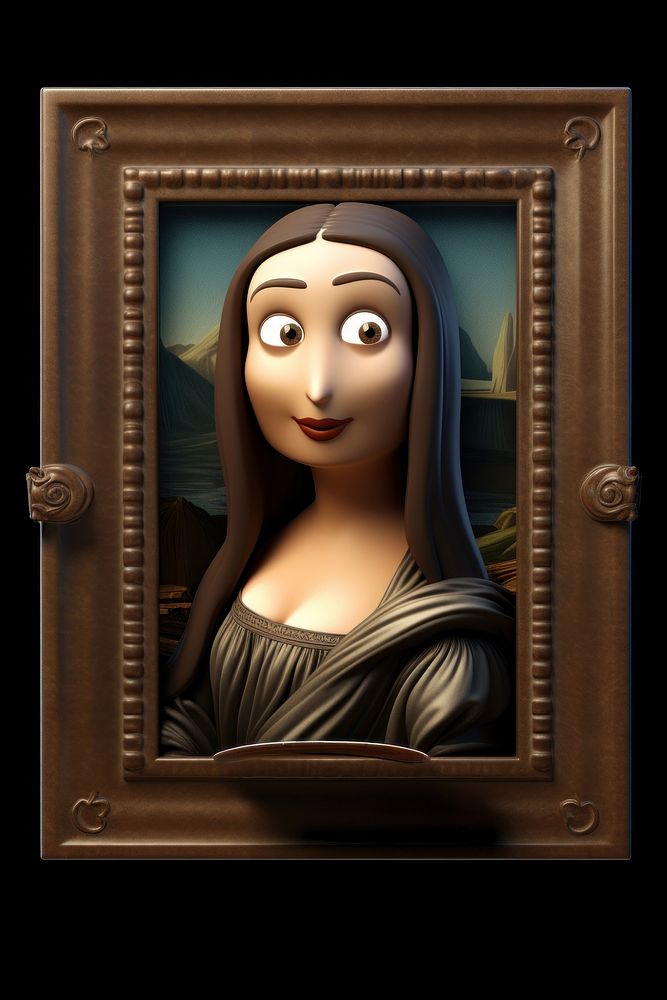 Art painting cartoon doll. AI generated Image by rawpixel.
