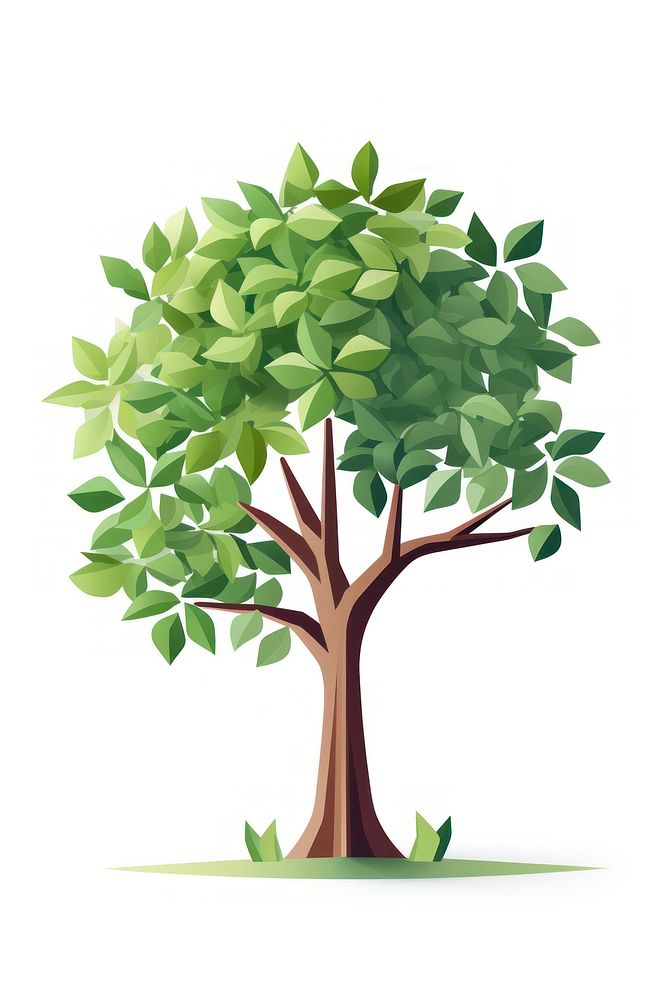 Plant tree cartoon leaf. AI generated Image by rawpixel.