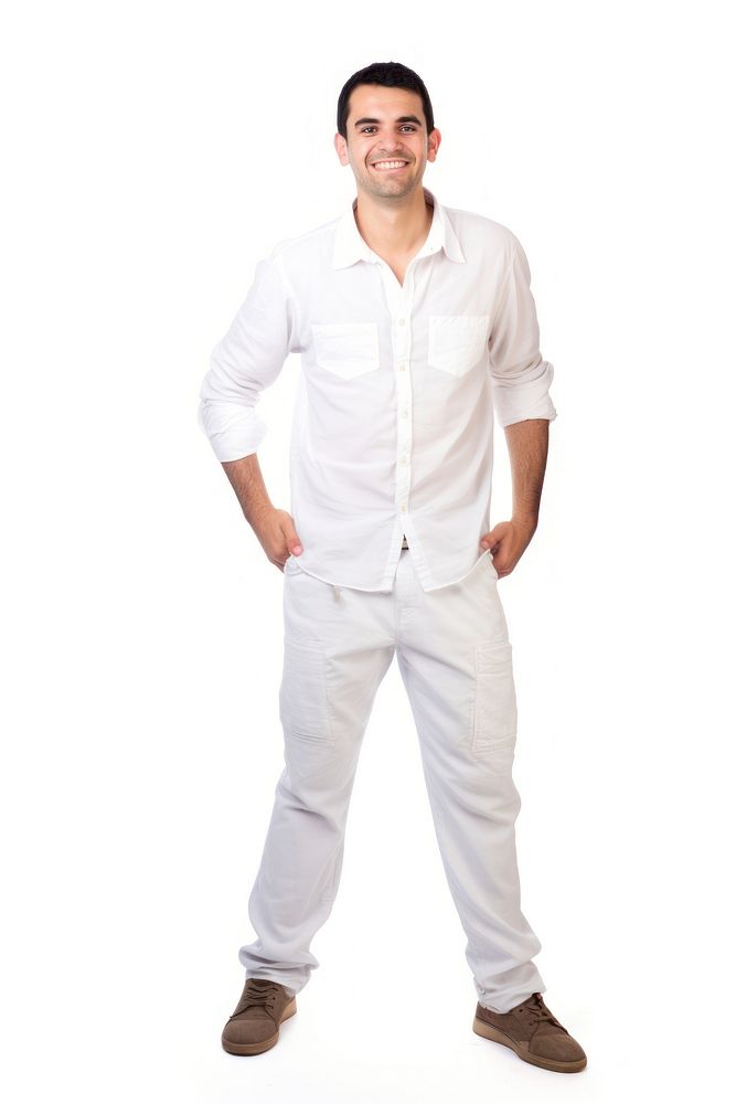 Adult standing shirt white. AI generated Image by rawpixel.