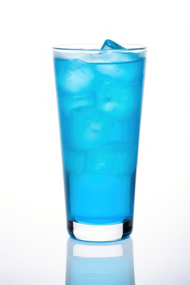 Cocktail drink glass blue. AI generated Image by rawpixel.