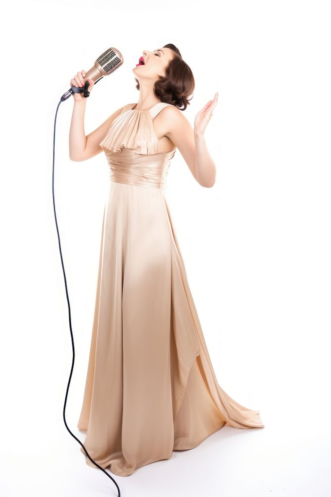 Microphone dress fashion adult. AI generated Image by rawpixel.