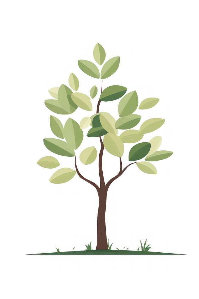 Drawing plant tree sketch. AI generated Image by rawpixel.