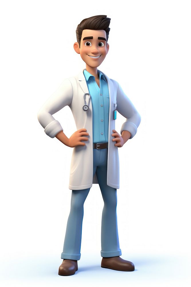 White background stethoscope physician expertise. AI generated Image by rawpixel.