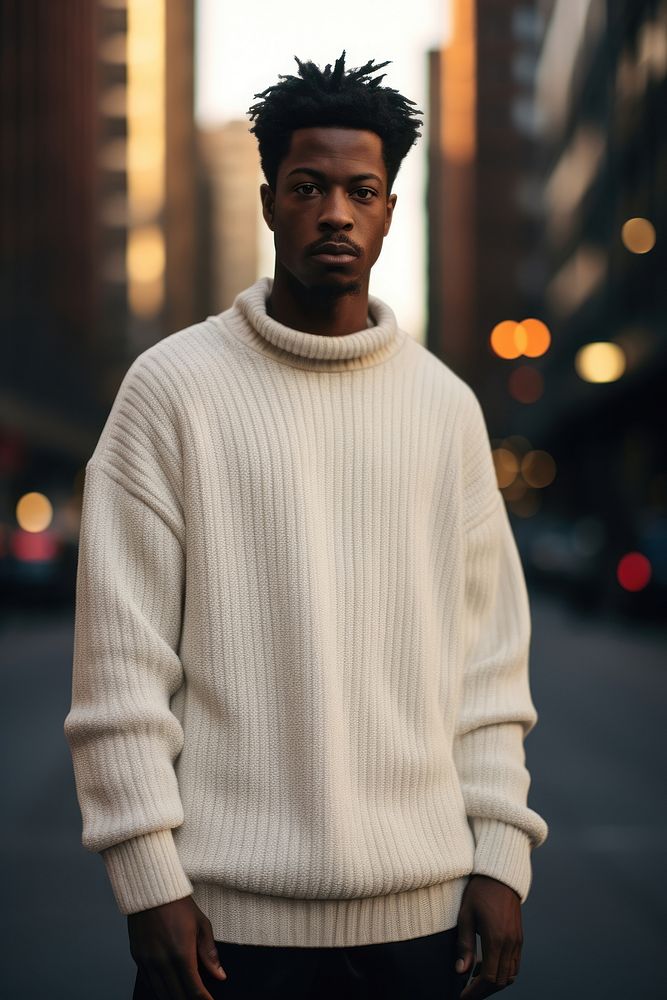 Sweater sweatshirt white individuality. 