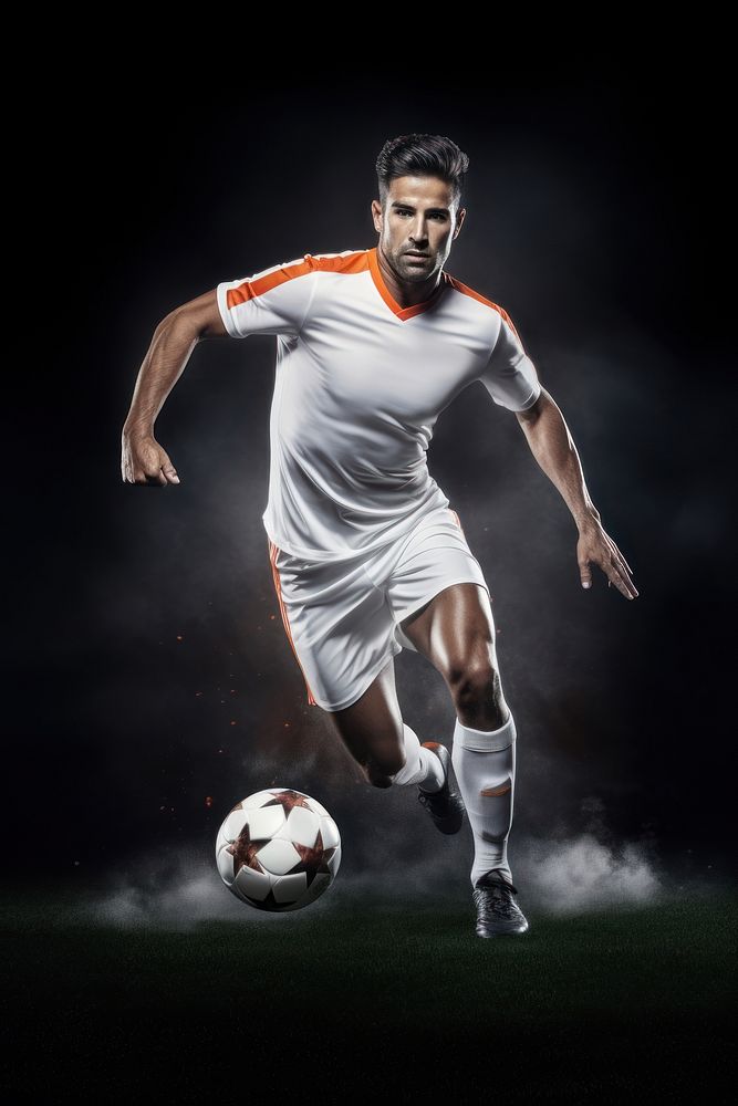 Football sports player soccer. AI generated Image by rawpixel.