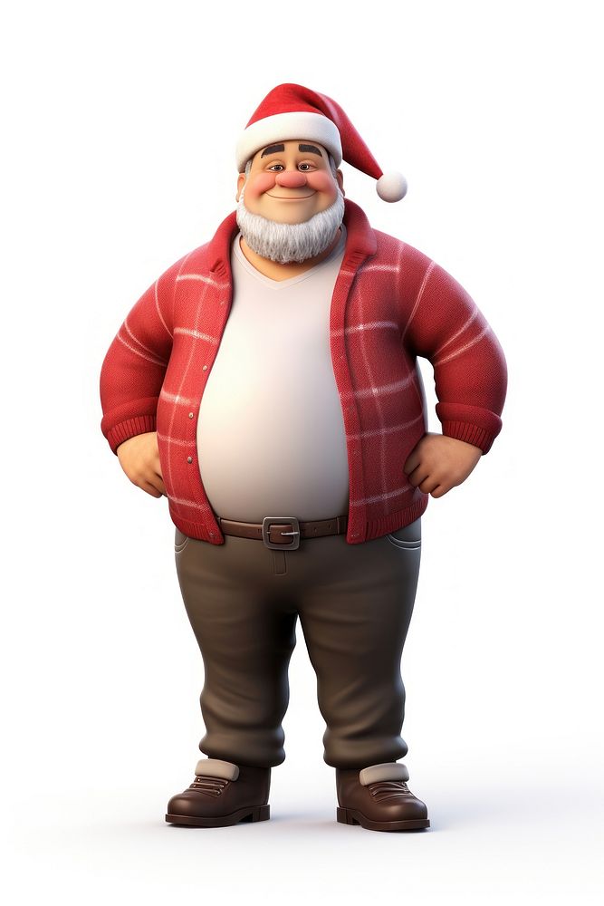 Christmas cartoon adult man. AI generated Image by rawpixel.
