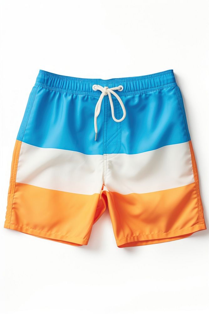 Swimming trunks shorts white background underpants. AI generated Image by rawpixel.