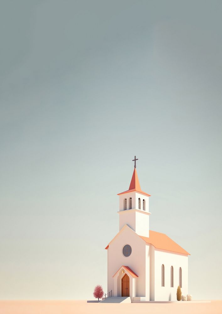Architecture sunlight building steeple. AI generated Image by rawpixel.
