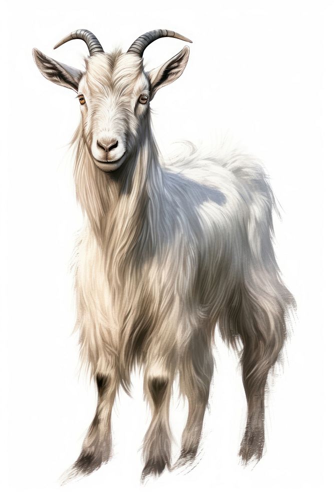 Goat livestock mammal animal. AI generated Image by rawpixel.