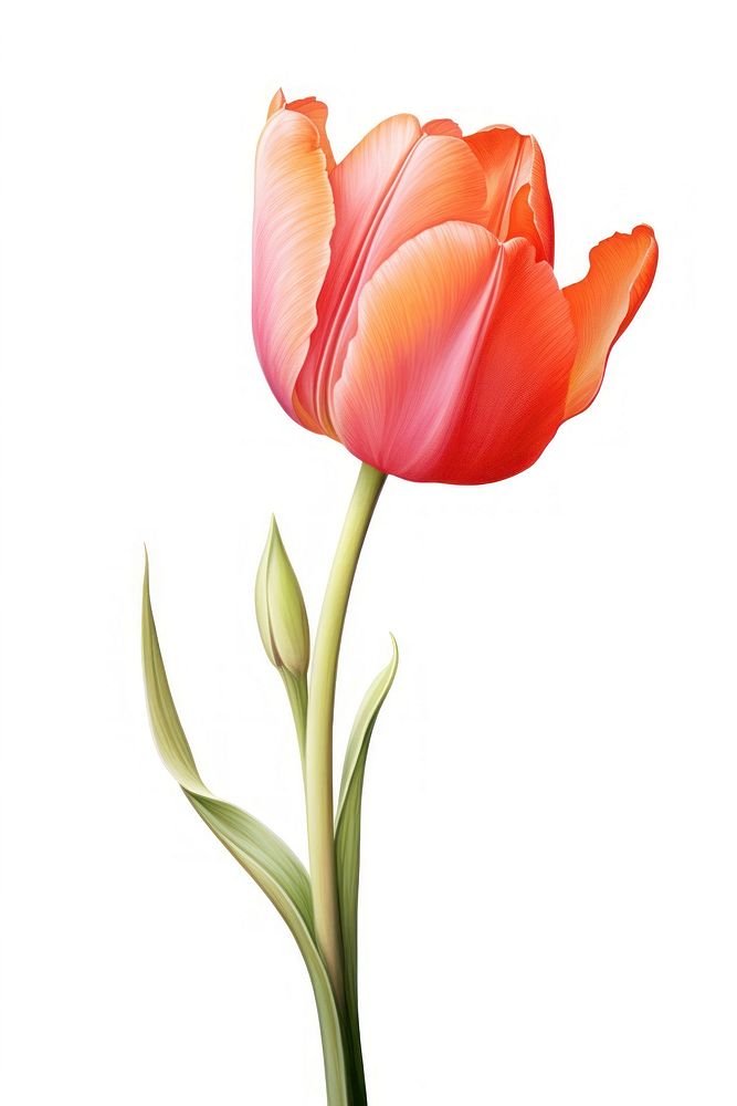 Tulip tulip flower plant. AI | Free Photo Illustration - rawpixel