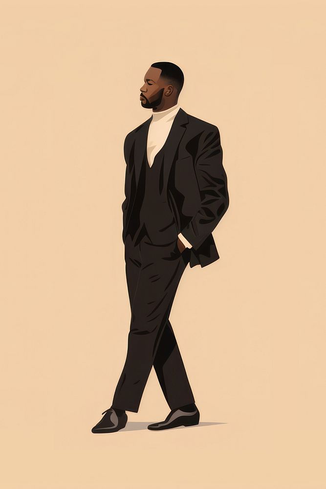 Businessman adult tuxedo black. AI generated Image by rawpixel.